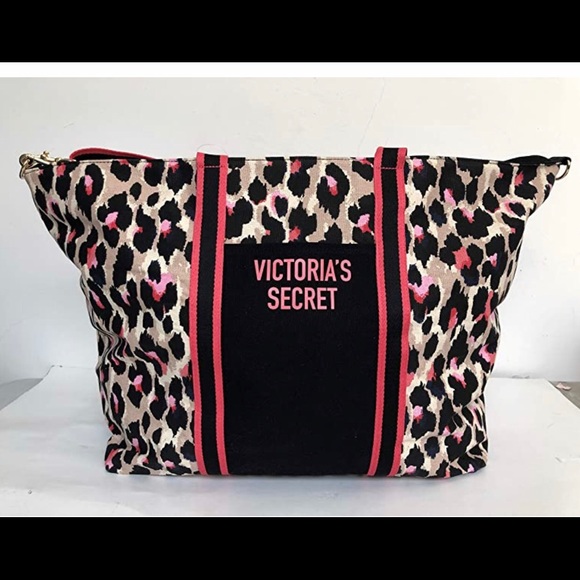 Victoria's Secret Handbags - Victorias Secret Limited Sexy Leopard Tote Bag